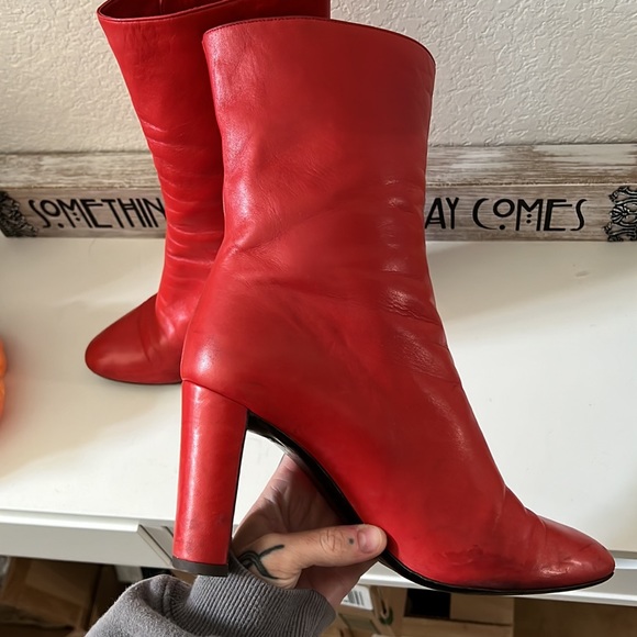JIMMY CHOO RED BOOTS! - Picture 9 of 16
